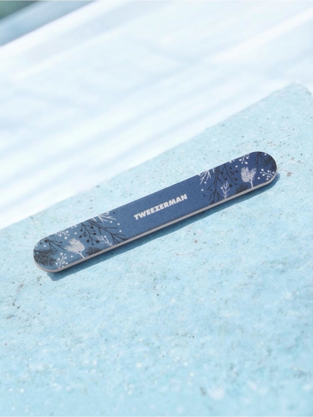 Tweezerman Evening Glow Manicure Pedicure Blue Nail File New